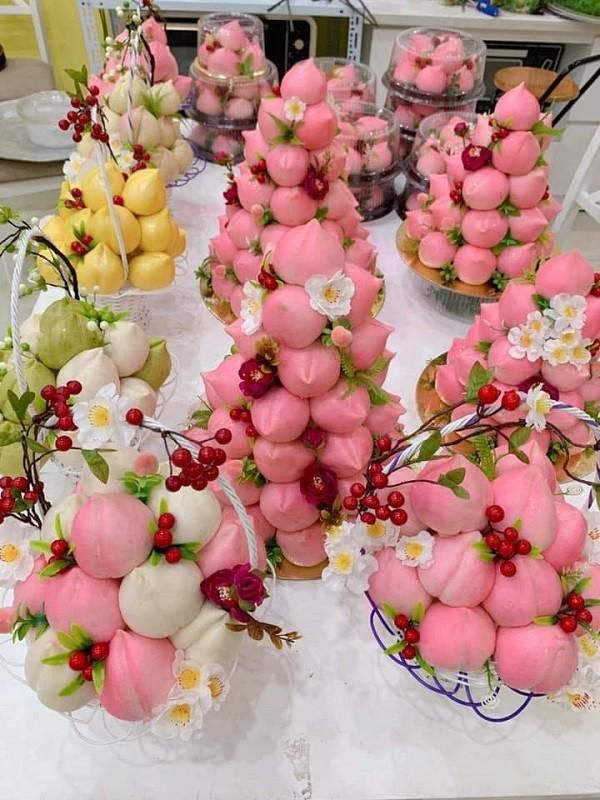 Cơn sốt bánh bao đào tiên ngày Rằm tháng Giêng