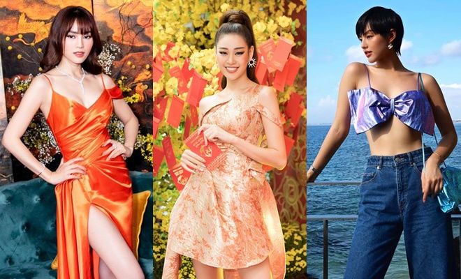 Phong cách sao Việt: Lan Ngọc nổi bật với sắc cam, Khả Ngân rườm rà