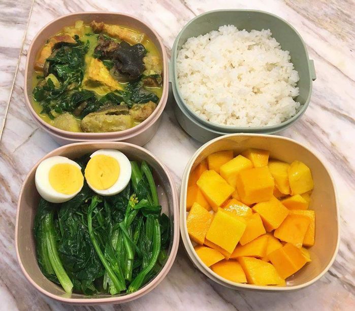 Mẹ bỉm sữa chuẩn bị cơm cho chồng: đa dạng món, trình bày đẹp mắt