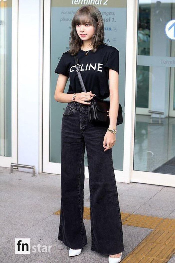 Học Lisa cách khoe dáng đẹp, chân thon: Chăm diện quần ống rộng