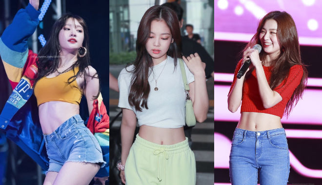 Jennie và 5 nữ idol sở hữu body “gây mê” với cơ bụng số 11 săn chắc