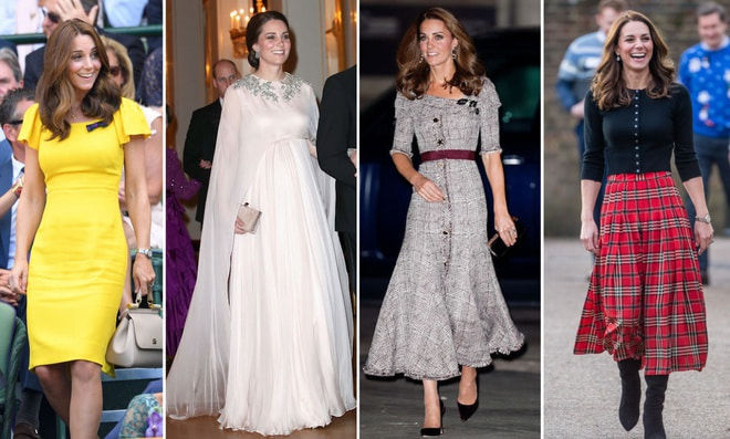 Kate Middleton trở thành biểu tượng thời trang mới của Hoàng gia
