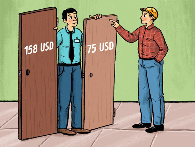 Kẽ hở dưới ở cửa toilet công cộng: Tưởng vô ý nhưng vô cùng hữu ích