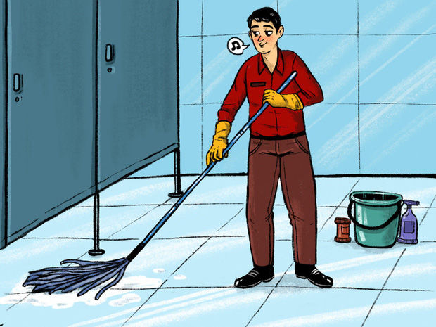 Kẽ hở dưới ở cửa toilet công cộng: Tưởng vô ý nhưng vô cùng hữu ích