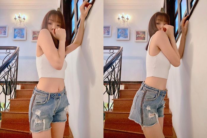 Lệ Quyên khoe khéo sắc vóc nuột nà với vòng eo con kiến ở tuổi 40
