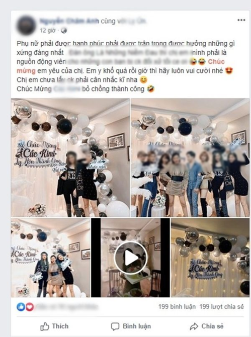 Mừng ly hôn, cô gái mở tiệc sang chảnh, đi bar quẩy tưng bừng