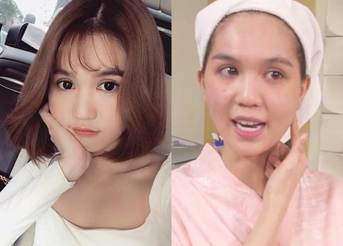 Rũ bỏ lớp trang điểm: Tiểu Vy lộ quầng thâm, Ngọc Trinh kém sắc hẳn
