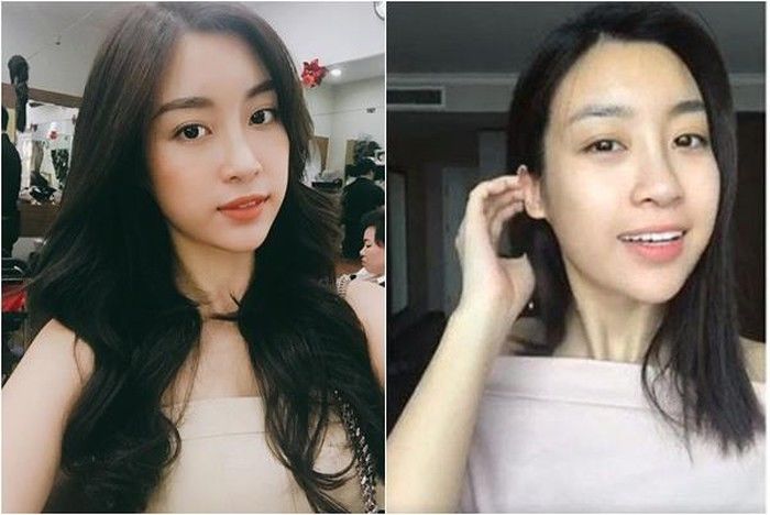 Rũ bỏ lớp trang điểm: Tiểu Vy lộ quầng thâm, Ngọc Trinh kém sắc hẳn