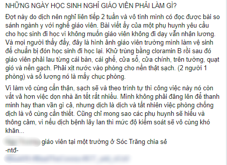 Nghề giáo viên mùa dịch: Học sinh được nghỉ nhưng thầy cô vẫn lên lớp