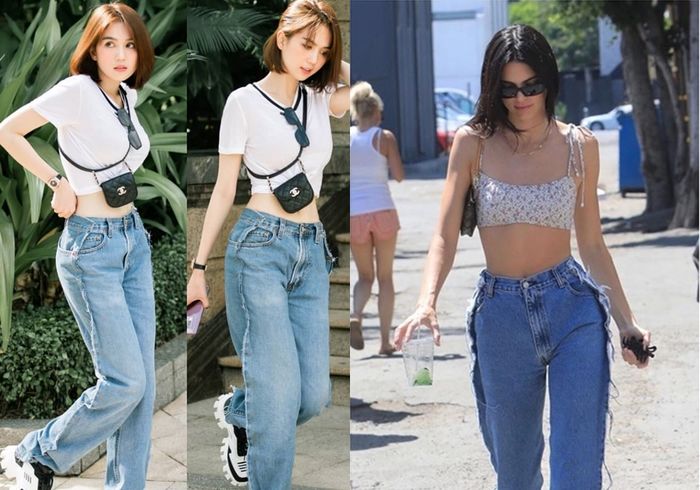 Ngọc Trinh liên tục bị CĐM soi bằng chứng bắt chước Kendall Jenner