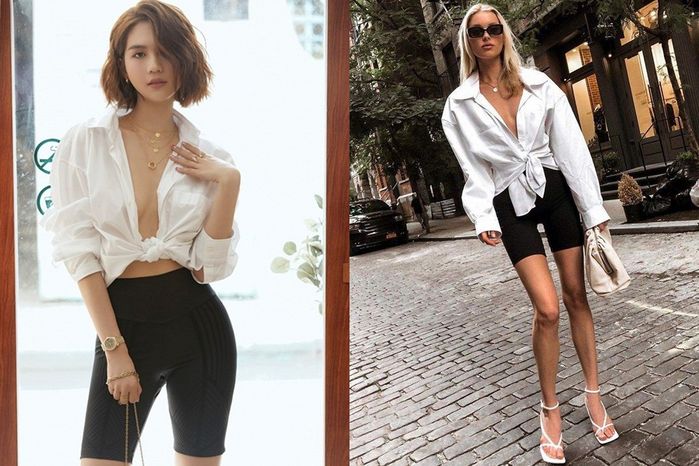 Nhiều lần đụng hàng sao quốc tế, Ngọc Trinh nhận khen chê khác nhau