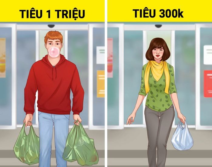 Quy tắc giữ tiền: Không nhai cao su, đi bên trái khi vào siêu thị