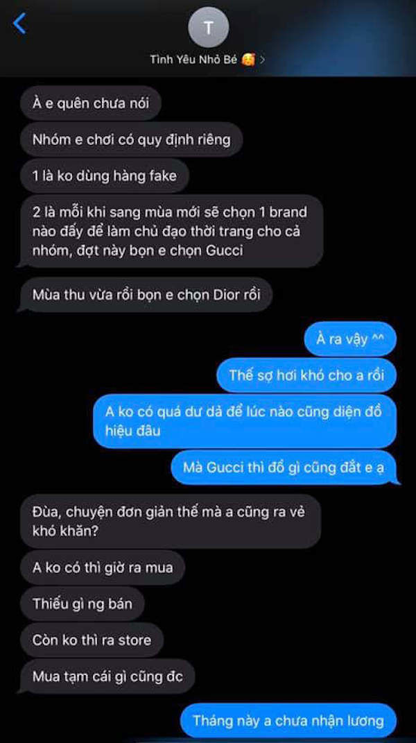 Tâm sự không đủ điều kiện mặc đồ hiệu, anh chàng bị bạn gái xúc phạm