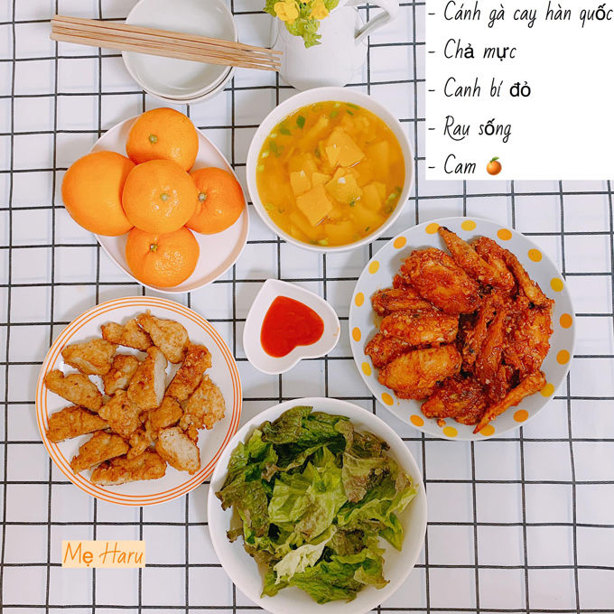 Thực đơn cơm nhà siêu ngon lại đa dạng các món của mẹ Việt ở Nhật