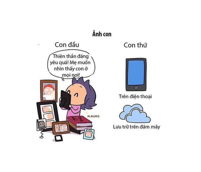 Tranh vui: Nhật ký nuôi con đầu và con thứ cực hài hước của mẹ bỉm sữa