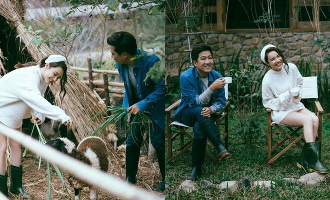 Trường Giang - Nhã Phương âu yếm ngọt ngào dịp lễ Valentine