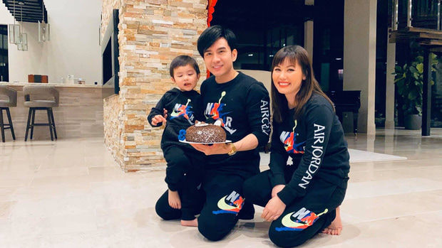 Vợ chồng Đan Trường tổ chức sinh nhật 3 tuổi cho quý tử