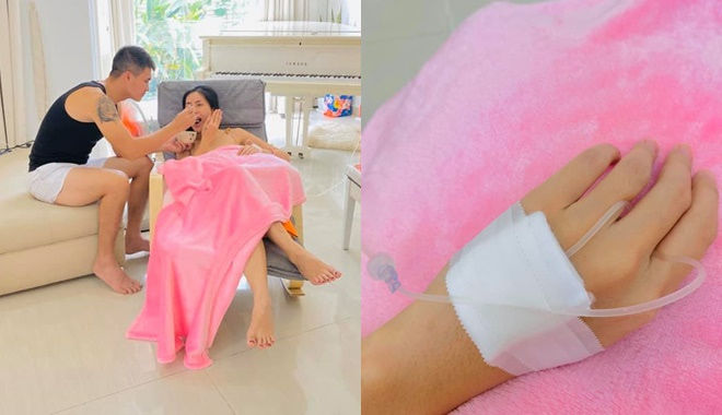 Ảnh hot sao Việt: Công Vinh chăm Thủy Tiên ốm bệnh, Thúy Diễm nhớ nhà