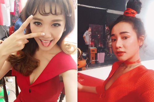 Dân mạng soi ra Hari Won thường xuyên mặc đụng hàng với Nhã Phương