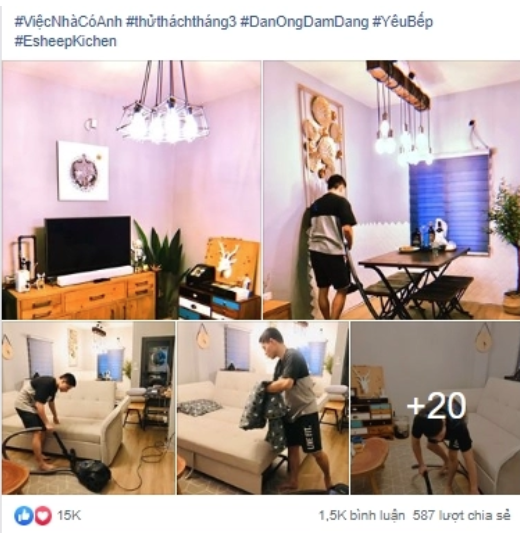 Vợ chồng trẻ cải tạo căn hộ cũ thành không gian xinh đẹp, tiện nghi