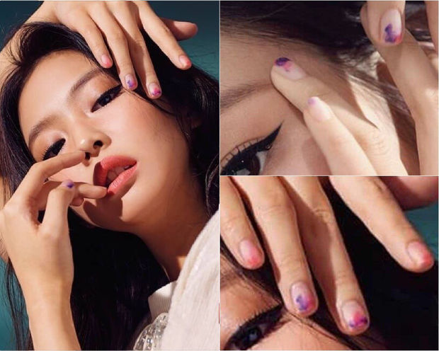 Bộ sưu tập nail của Jennie: Thích xinh yêu thì vẽ gấu teddy, hoa cúc