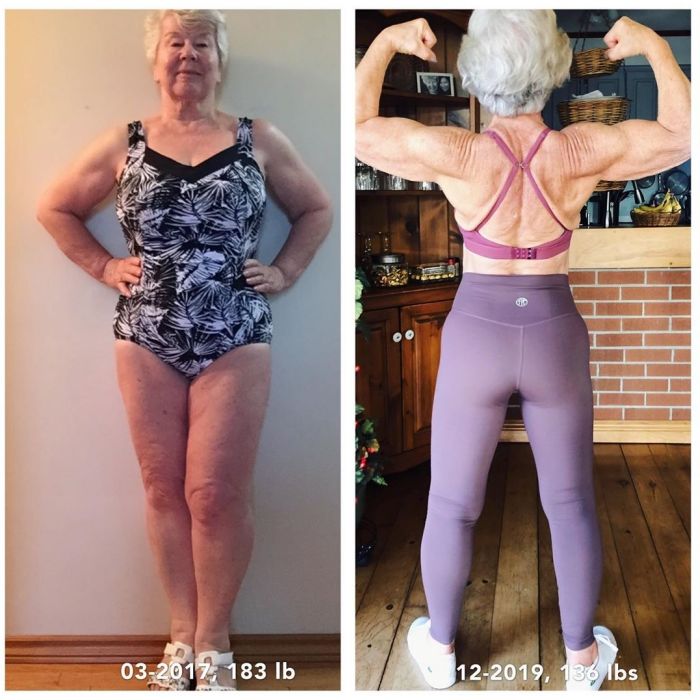 Bà cụ 73 tuổi chăm chỉ tập gym hằng ngày giúp giảm 18kg trong 6 tháng