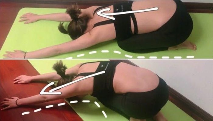 Tập 10 phút trước khi ngủ giúp vai thon: plank, vắt tay sau vai