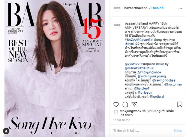 Bị chê bai già nua, Song Hye Kyo đáp trả bằng nhan sắc đỉnh cao
