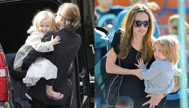Con gái út Angelina Jolie càng lớn càng xinh đẹp, thần thái y hệt mẹ