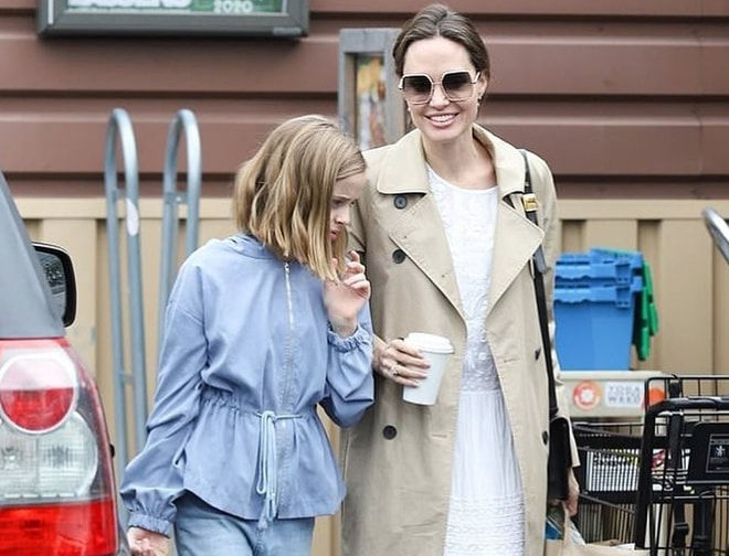 Con gái út Angelina Jolie càng lớn càng xinh đẹp, thần thái y hệt mẹ