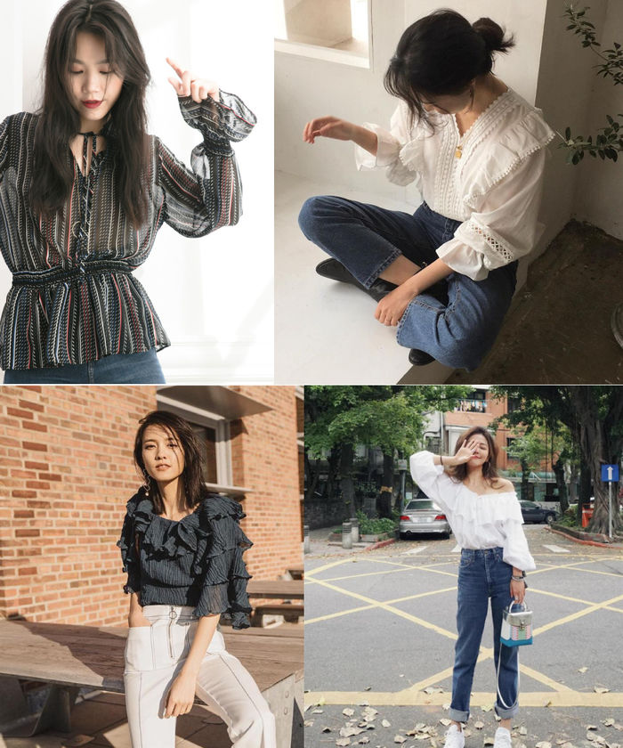 Diện áo blouse tay bồng sao cho quý tộc: Cứ mix với chân váy ngắn ôm