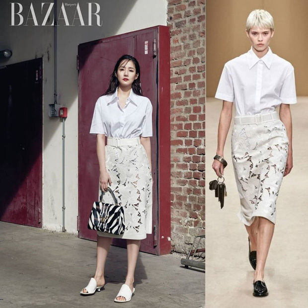 Đẳng cấp sắc vóc của Park Min Young: Ăn đứt người mẫu khi đụng hàng