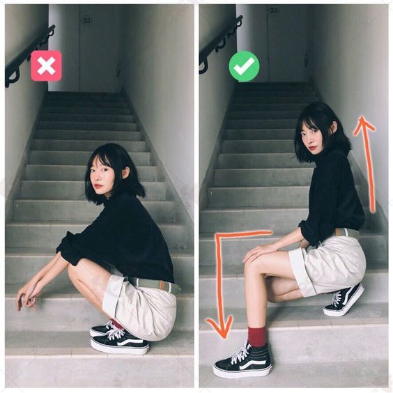 Lỗi sai của nấm lùn khi chụp ảnh: chụp chính diện, đứng ngồi khép nép