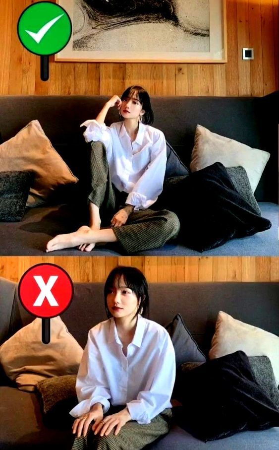 Lỗi sai của nấm lùn khi chụp ảnh: chụp chính diện, đứng ngồi khép nép