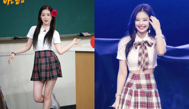 Diện đồng phục học sinh: Jennie, Jihyo hóa nữ thần, Irene đáng yêu