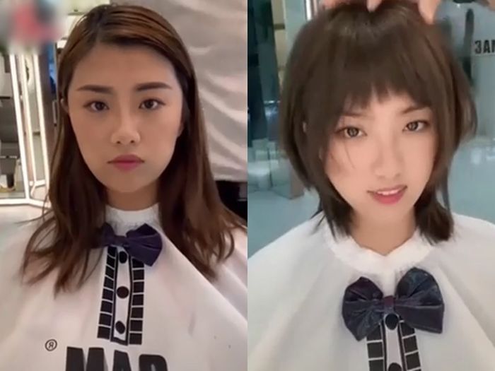 Mái thưa, tóc tém cứu rỗi cho khuôn mặt to, trán dô của các cô gái