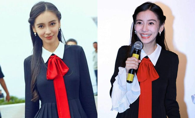 Mỹ nhân Hoa ngữ lộ nhan sắc trời vực trước và sau khi cười