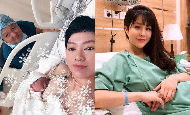 Mỹ nhân Việt khoe nhan sắc trên bàn đẻ
