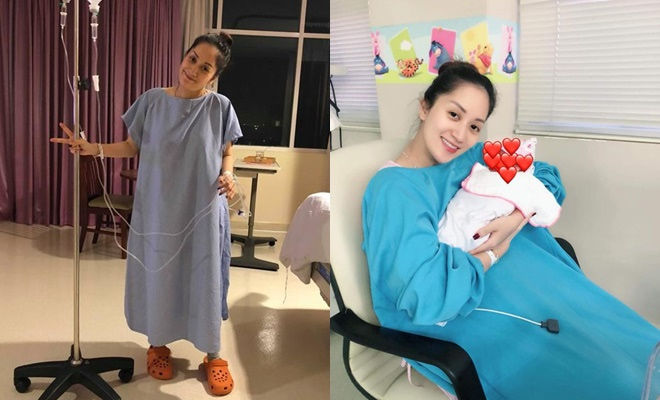 Mỹ nhân Việt khoe nhan sắc trên bàn đẻ