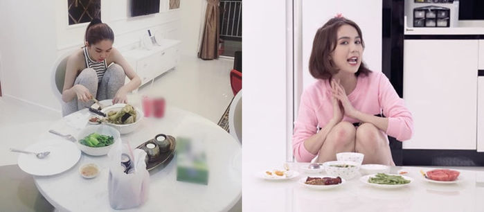 Ngọc Trinh ở nhà 50 tỷ vẫn dân dã: Trèo cây hái mận, ngồi ăn chồm hổm