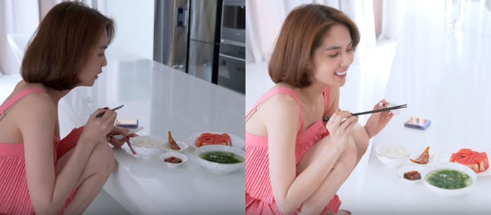 Ngọc Trinh ở nhà 50 tỷ vẫn dân dã: Trèo cây hái mận, ngồi ăn chồm hổm