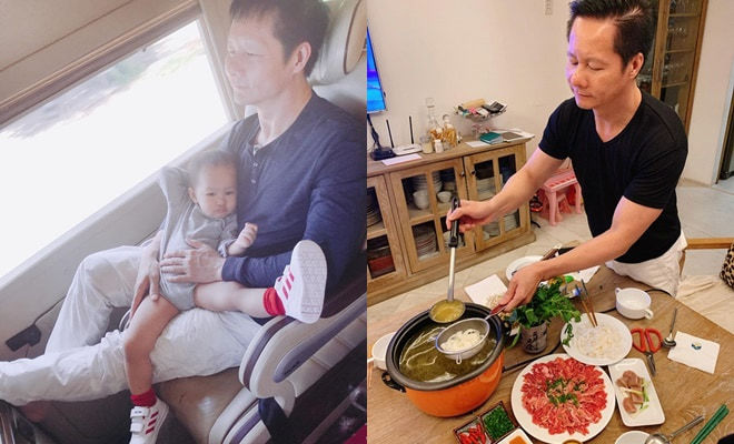 Những ông chồng vàng dù thành đạt vẫn phụ vợ nấu cơm chăm con
