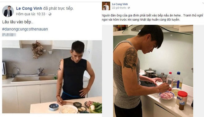 Những ông chồng vàng dù thành đạt vẫn phụ vợ nấu cơm chăm con