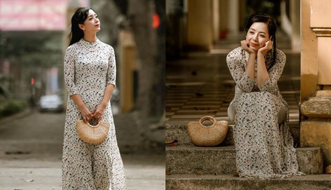 NSƯT Chiều Xuân diện áo dài gây sốt, ai tin được đã lên chức ngoại
