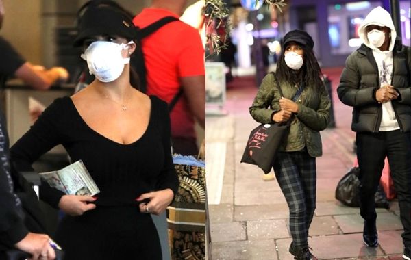 Chống Covid-19: Selena Gomez đeo khẩu trang, Naomi khử trùng ghế
