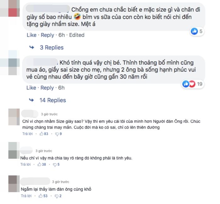 Yêu nhau 8 năm mà không biết size giày có đáng trách hay không?