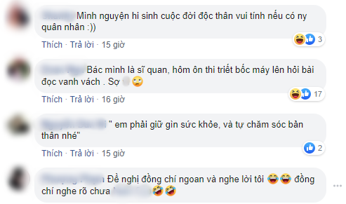 Con gái à, yêu quân nhân là Tình trong ngực và đất nước trên vai