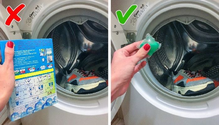 Cách giặt giày bằng máy giặt
