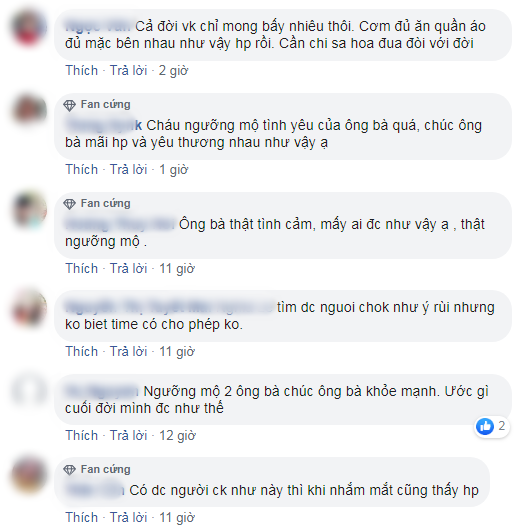 Tình già hạnh phúc của ông 91, bà 83 tuổi