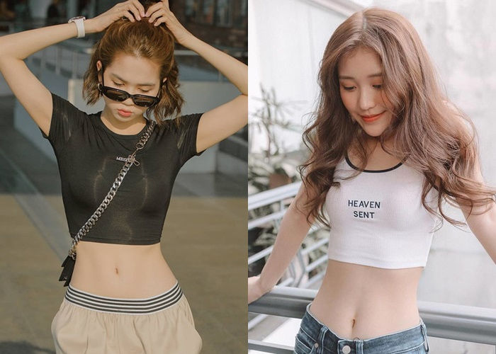Đọ số đo vòng eo của dàn sao Vbiz: Ngọc Trinh, Han Sara